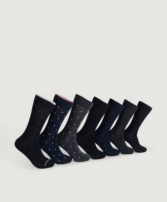 7-pack digge bambus sokker