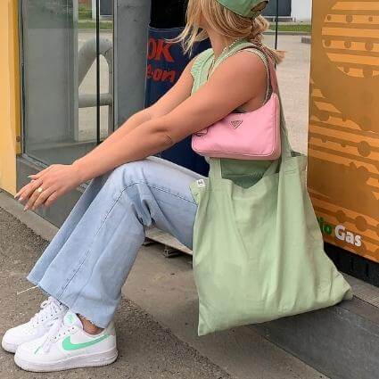 Tote Bag til Parken og Matbutikken