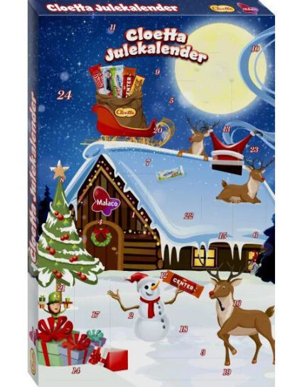 Stor Cloetta Adventskalender 390 g