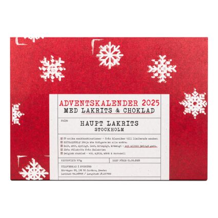 Haupt Lakrits Adventskalender 2025 - 375 gram
