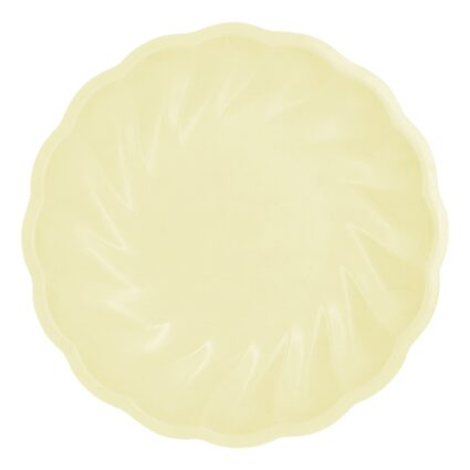 Tallerkener Runde Vert Decor Gul - Liten